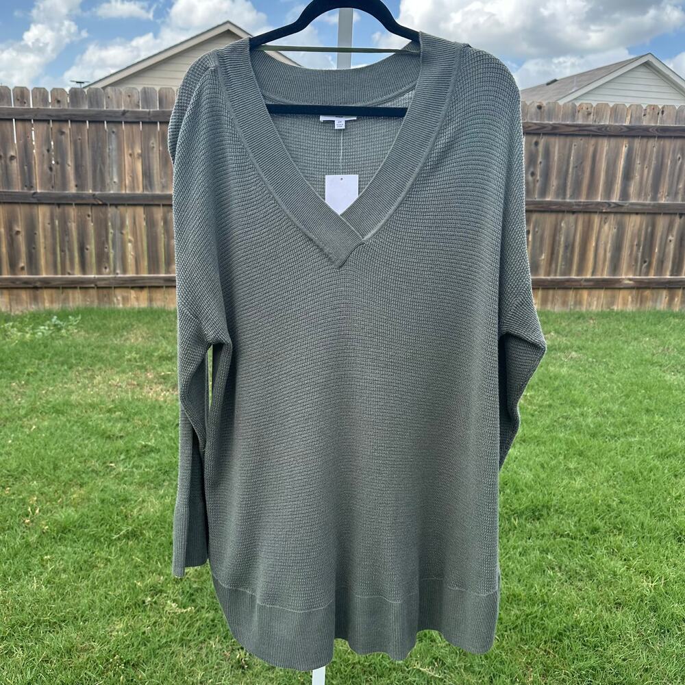 Westbound Green Long sleeve Top 2X